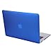 HDE MacBook Air 13 inch Case Soft Touch Matte Plastic Hard Case with Keyboard Cover (Models: A1369 and A1466), Blue