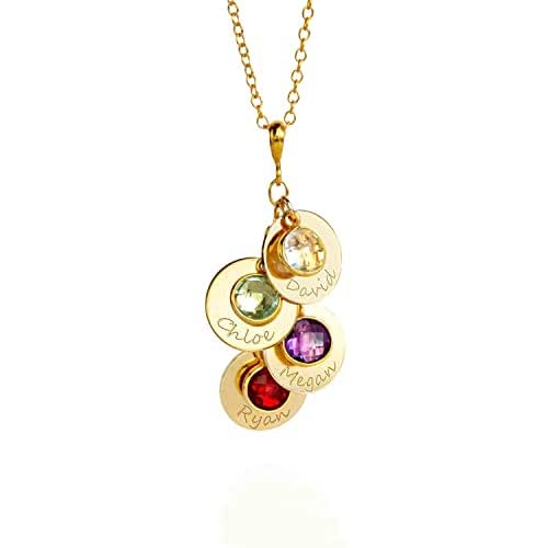 Kids Names and Birthstone Charms 