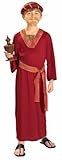 Burgundy Wiseman Child Costume, Medium 8-10
