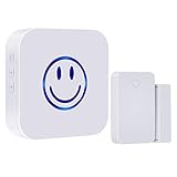 Wireless Door Open Chime, door sensor chime,Door Window Security Alarm-Operating,Range - 650FT/52 Chime Tunes/LED Indicators,1 Magnetic Door Chime Sensor(Battery included)& 1 Plug in Receiver