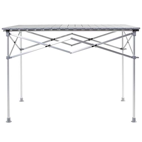 Giantex Portable Camping Table Aluminum Folding Table Lightweight