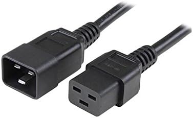 iggual igg311110 1.5 m C20 coupler C19 Coupler Black Power Cable