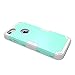 LONTECT for iPhone 8 Case, iPhone 7 Case Hybrid Heavy Duty Shockproof Full-Body Protective Case with Dual Layer [Hard PC+ Soft Silicone] Impact Protection for Apple iPhone 8/iPhone 7, Teal/Grey