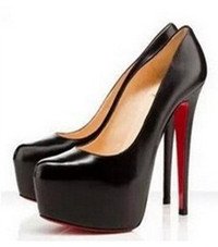 platform red bottom high heels