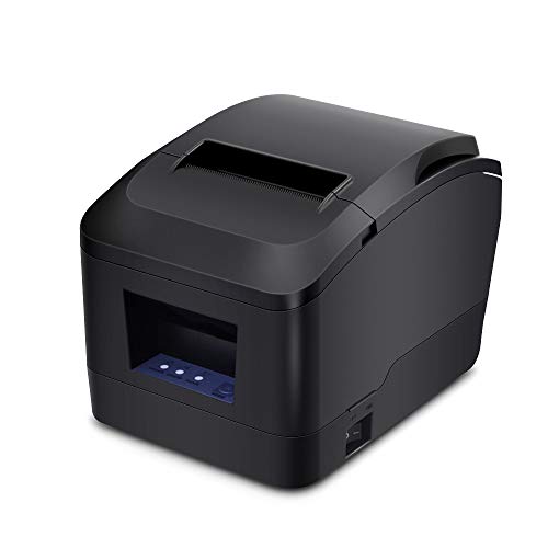 MUNBYN Thermal Printer USB 3'1/8 80mm Receipt Printer, Pos Printer with Auto Cutter ESC/POS Command Support Windows Mac Pos System