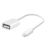 PinPle 8-pin Lightning to USB 2.0 Female OTG Cable Connector Adapter for iPad 4 & iPad Mini (OTG Cable For iPad 4 and iPad Mini)