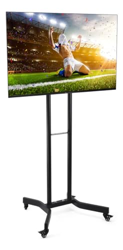 LINK BITS C3265N47 Soporte de TV móvil con Ruedas para televisores de Pantalla de 32” a 65” Pulgadas, hasta 35 Kg (Materiales Reforzado).