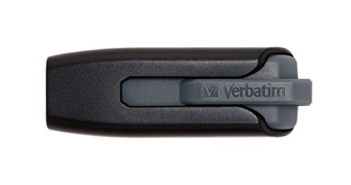 Verbatim 32GB Store 'n' Go V3 USB 3.0 Flash Drive, Black/Gray 49173