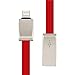 Micro USB and Lightning 2 in 1 Cable Data Transfer Charging Cord 3 Feet Red
