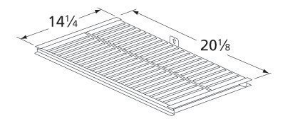 Music City Metals 5S773 Stainless Steel Wire Cooking Grid Replacement for Gas Grill Models Kitchen Aid 720-0733 and Nexgrill 720-0733, Set of 3