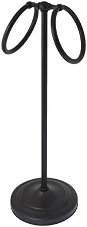 MODONA 17" Countertop Towel Ring for Hand Towels - Rubbed Bronze - 5 Year Warrantee