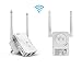 Glamorance N300 Wireless-N Wi-Fi Range Extender, Wi-Fi Repeater, Full Coverage Wireless Router Supports AP/Repeater/Router Mode with Easy WPS Setup, Mode Selector, Wall Plug and LED Indicators