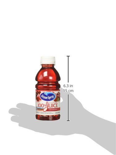 OCEAN SPRAY 100% JUICE, CRANBERRY, 10 FL OZ (PACK OF 6)