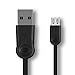 IMKEY Premium 6.5 FT Tangle-Free Micro USB 2.0 Sync Data Fast Charging Cable For Samsung Galaxy S7/ S6 / Edge, S4/ S3/ Note 5 / 4 / 2,Google Nexus,LG,HTC,Nokia,Blackberry And More - (Black)