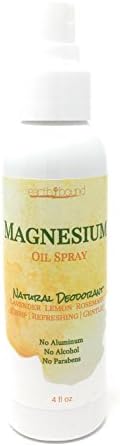 Natural Magnesium Deodorant Spray | ORGANIC LAVENDER, LEMON, AND ROSEMARY | Fresh - Balancing - Gentle | REMINERALIZE - RELAX - REJUVENATE | ALUMINUM FREE | 4 oz