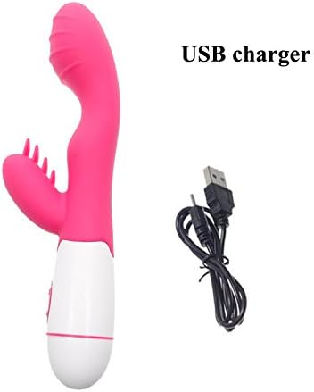 30 Speeds Privacy Jumping Toys for Women USB Rechargeable Dual Privacy Toy Waterproof Privacy Funny Toys Exciting Machine,hot pink USB Charger