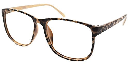 FancyG® Cute Fashion Retro Classic Style Metal Hinge Glass Frame No Lens