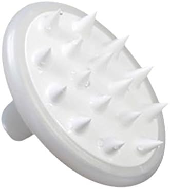 Ultra-Soft Silicone Washable Pet Grooming Shedding Message Bath Brush Hurtless Elastic (White)