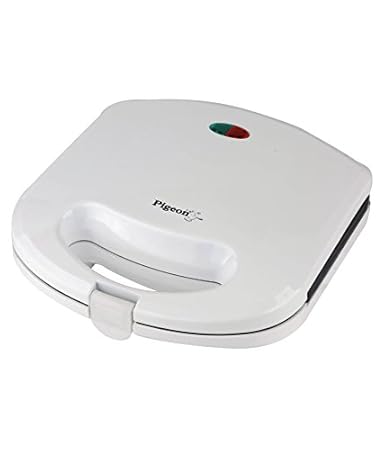 Pigeon 750-Watt 4 Slice Grill Sandwich Toaster(white)