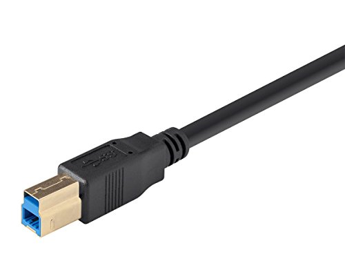 Monoprice Select Series USB 3.0 A to B Cable, 1.5' (113746)