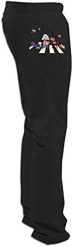 DHome Men's Running Pants Power Girls Black XL