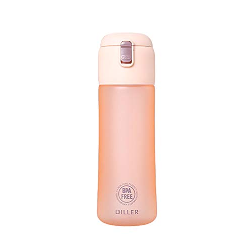 Large 22 oz Scrub Sports Water Bottle, Leak Proof BPA Free Food Grade Tritan Plastic Click Open Water Bottle for Outdoor Cycling Hiking Camping Travel