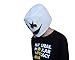 Moniku Halloween DJ Mask Party Props Helmet Hard Latex Solid Masks