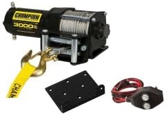 3,000 lb Champion Power Winch Kit Tools Equipment Hand Tools