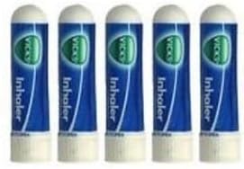 Inhaler for Quick Relief from Blocked Nose 0.5ml by Vicks (Pack of 5)/ Free 1 Pair of India Bangle