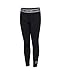 Under Armour Boys' HeatGear Armour Fitted Leggings, Black/Black, Youth X-Large