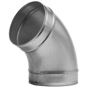 I-sells Metal Ducting 45 Degree Bend 100mm / 4 inch