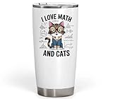 Juta Reimiho Funny Gift Idea I Love Math and Cats