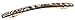 Grey Hair Barrette for Women with Thin Hair, Elegant Long & Skinny French Barrette, Strong Hold, Lightweight, Damage-Free Design, Grey Onyx Faux Shell | France Luxe