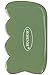 LEOSENSE Jade Gua Sha Scraping Massage Tool, Real Aventurine Jade Gua Sha Board for Full Body Relaxing, Natural Trigger Point Deep Tissue Therapy Tool for Pain Relief, Anti Aging Facial Gua Sha Tool