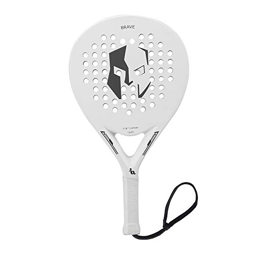 ianoni Tennis Padel Beach Racket Tennis Paddle with Carbon Fiber Face and EVA Memory Foam Core-Used Interchangeably for Paddle（Padel ） and Paddle Tennis (A-PR670) - Thumbnail 7
