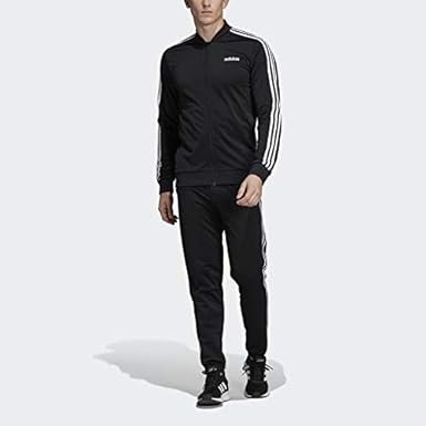 adidas 3 stripe jogging suit mens