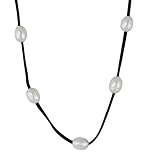 Station Freshwater Cultured Pearl Suede 18