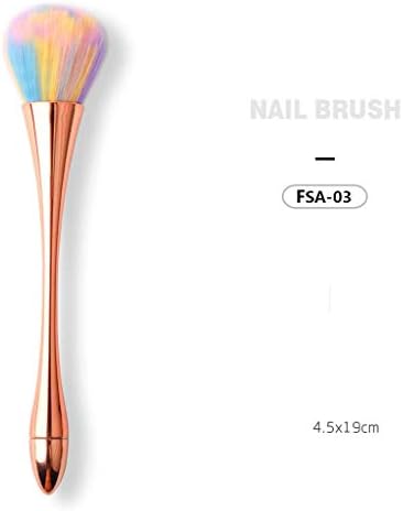 New Arrivals Beauty Makeup Nail Dust Remove Kit Brush for Salon Manicure DIY 1PCS Premium Clean Nail dust Remover to Clean The Nail Brush Make Up Tool Professional Makeup Brushes (C)