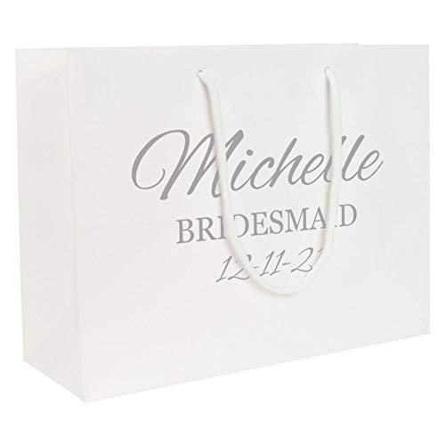 Personalised Gift Bag Bridesmaid Wedding Party Black Or White Box Buy Online In Burkina Faso At Burkinafaso Desertcart Com Productid 71069409
