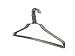 10 Pack Steel Metal Wire Hangers Adult Coat Clothes Hangers - 13 Gage Thickness Silver Color Galvanized Metal Wire Hanger