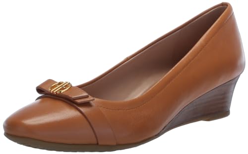 Cole Haan Women's Malta Wedge, Pecan Leather/Natural, 9-B US