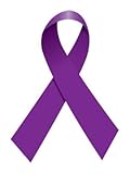 100 Pack Purple Ribbon Cancer/Domestic Violence/Lupus/Alzheimers Awareness Temporary Tattoo Tattoos
