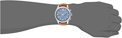 Michael-Kors-Herren-Armbanduhr-45mm-Armband-Leder-Braun-Quarz-Analog-MK8537
