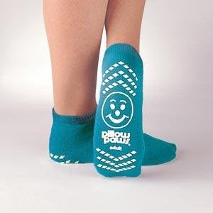 PillowPaws Terries Slip Resistant Socks LARGE (TEAL) (3 pairs)