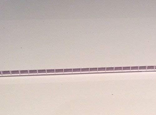 DBS Gloss White 8mm Panels Bathroom Wall Cladding Ceiling Kitchen PVC Shower Wet Wall Panels (10 Pack), 250mm x 2600mm x 8mm - Image 4