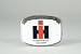 International Harvester Logo Farming Is Our Business White Belt Buckle
