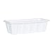 Novelty Poly-Pro Plastic Flower Box Planter, White, 18-Inch