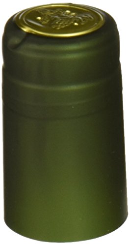 1 X Metallic Green PVC Shrink Capsules
