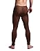 K-Men Men Ice Silk Underwear Low Rise Slim Legging Tight Pant Mesh Long Trousers
