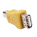 HDE USB Type A Female to USB Type B Male Adapter